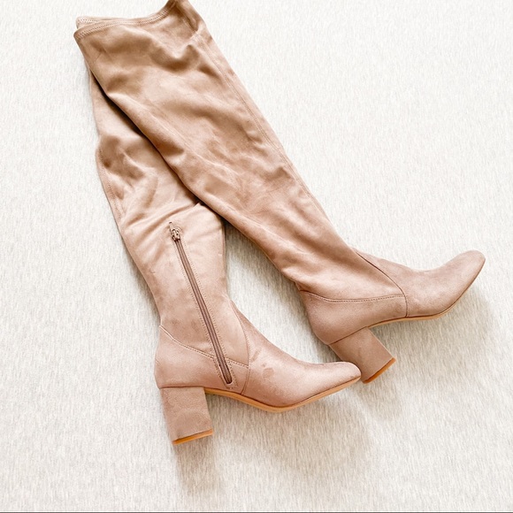 macy's over the knee wide calf boots